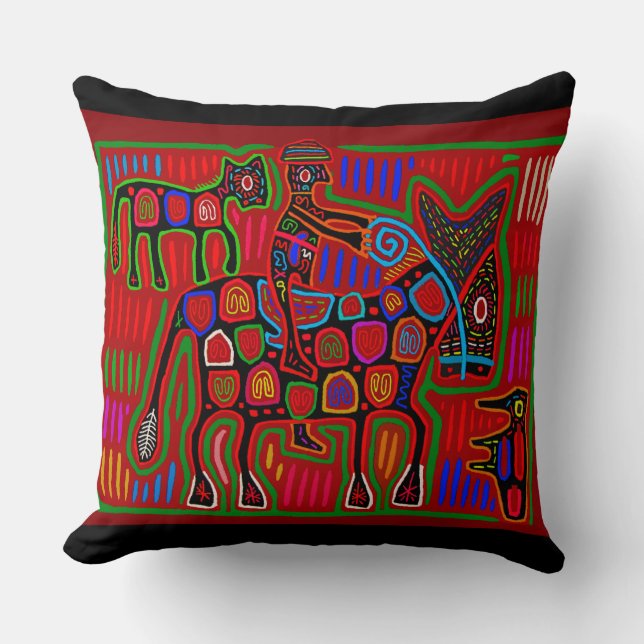Save a Horse - Ride a Cowboy Throw Pillow (Front)