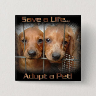 Save a Life Adopt a Pet pin