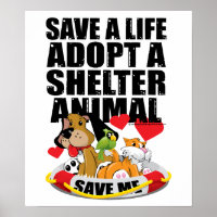Save A Life Adopt A Shelter Animal