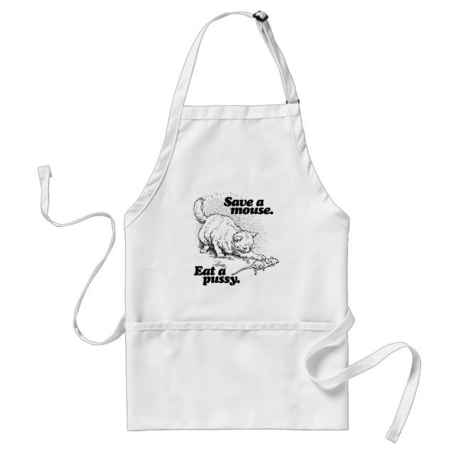 SAVE A MOUSE -.png Standard Apron (Front)