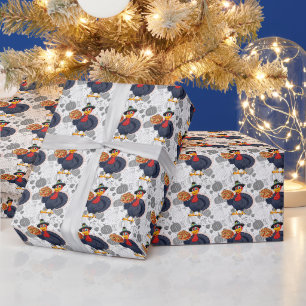 Save A Turkey Eat Pizza Funny Happy Thanksgiving Wrapping Paper
