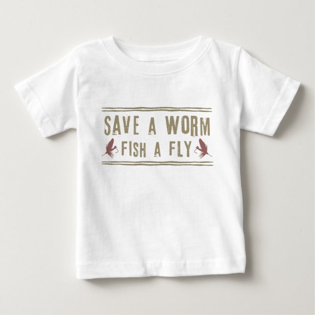 Save a Worm Baby T-Shirt (Front)