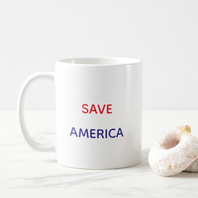 SAVE AMERICA 11OZ CLASSIC MUG (With Donut)