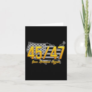 Save America Again Trump 2024 Patriotic American  Card