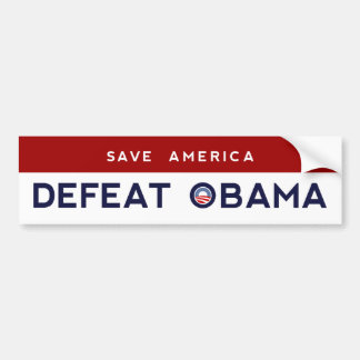 Save America - Defeat Obama Bumper Sticker