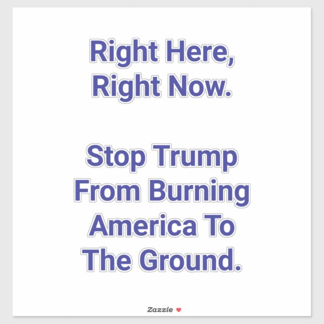 Save America From Trump Hankamer Artjunkhaus Peace (Sheet)