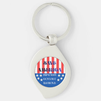 Save America Pin Keychain