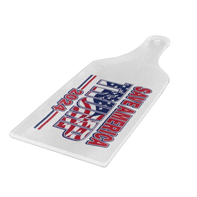Save America Trump 2024 Cutting Board (Corner)