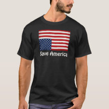 Save America Upside Down American Flag Protest