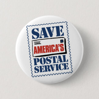 Save America's Postal Service 2 Inch Round Button