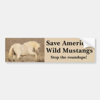 Save America's Wild Horses Bumper Sticker