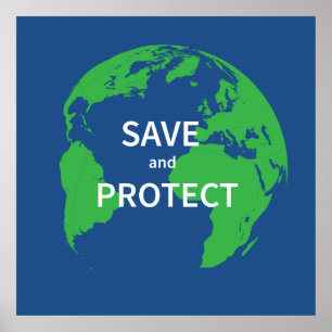 Save and protect poster