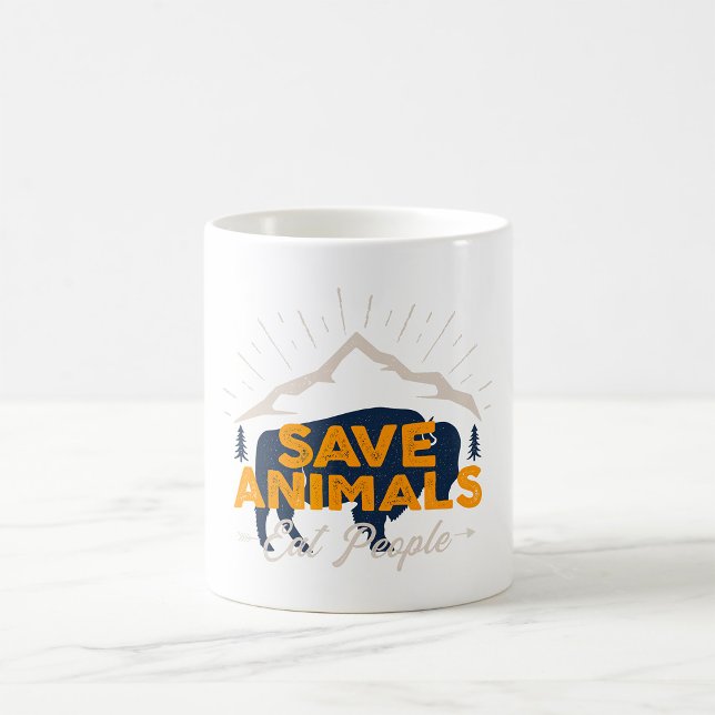 Save Animals Eat People Coffee Mug (Creator Uploaded)