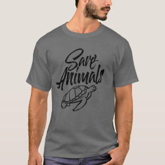 Save Animals Rights Activist Animal Ware friend T-Shirt