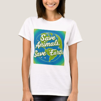 Save Animals, Save Earth - Eco-Friendly  T-Shirt