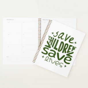 Save Children, Save Lives Favour Tags Planner