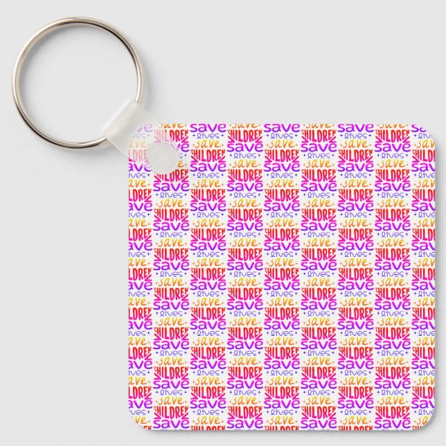 Save Children, Save Lives Keychain (Front)