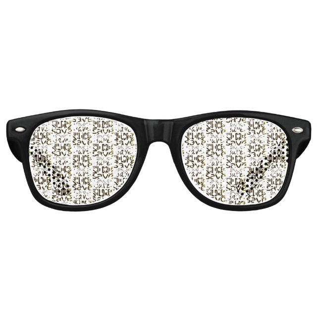 Save Children, Save Lives Retro Sunglasses (Front)