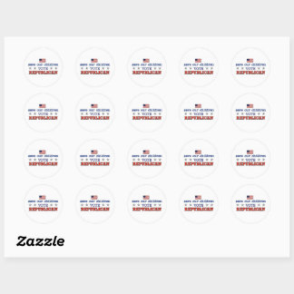 Save Children - Vote Republican Classic Round Sticker