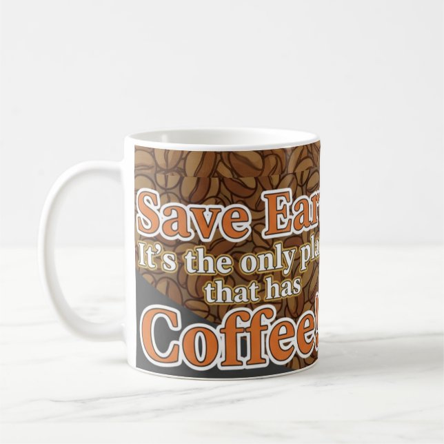 Save Coffee!! Coffee Mug (Left)