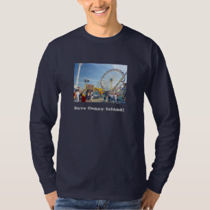 Save Coney Island! Adult Long-Sleeve T-shirt