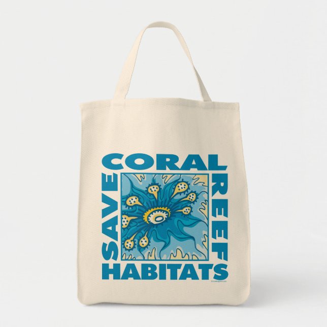 Save Coral Reefs Tote Bag (Front)