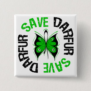 Save Darfur 2 Inch Square Button