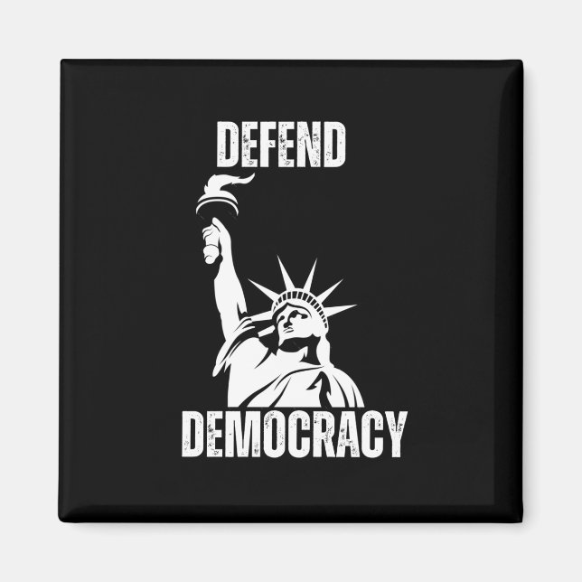 Save Democracy 2025 Design  Magnet (Front)