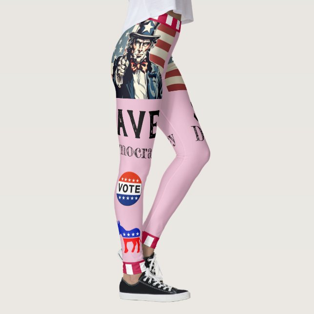 Save Democracy Leggings (Right)