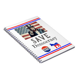 Save Democracy Notebook