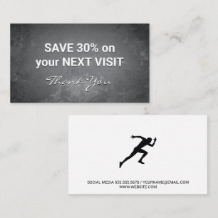 Save Discount Personal Training Health Loyalty Card