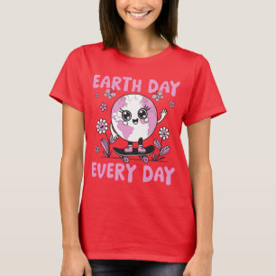 Save Earth Axolotls Live Here   Cute Environment T-Shirt