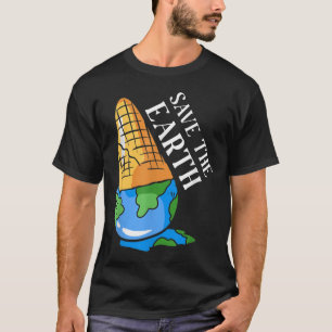 Save Earth Climate Change Environmental Protection T-Shirt