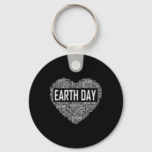 Save Earth Gift Earth Day Lover Environmental Awar Keychain