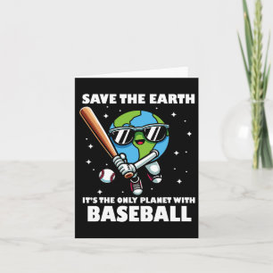 Save Earth Sell Design Funny Earth Day Sports Card