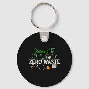 Save Earth Sustainable Living Zero Waste Earth Day Keychain
