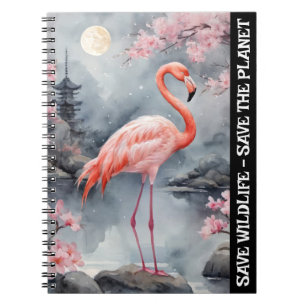 Save Flamingo - Save the wilderness and the planet Notebook