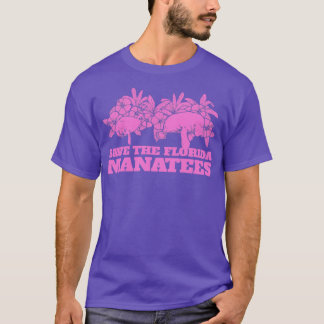 Save Florida Manatees Floaty Potato Sea Cow T-Shirt