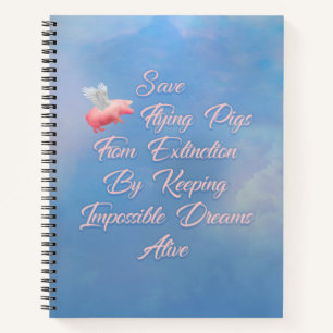 Save Flying Pigs Notebook