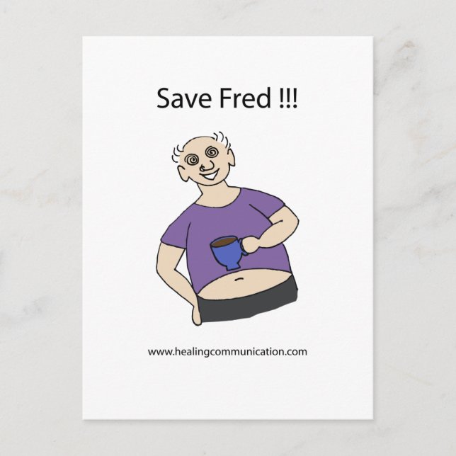 Save Fred Postcard (Front)