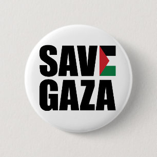 SAVE GAZA 2 INCH ROUND BUTTON