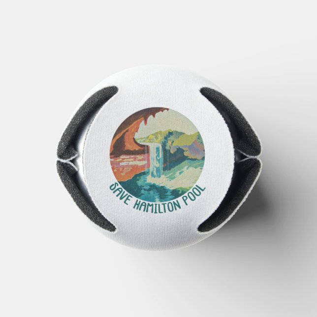 Save Hamilton Pool Foam Can Cooler (Bottom)