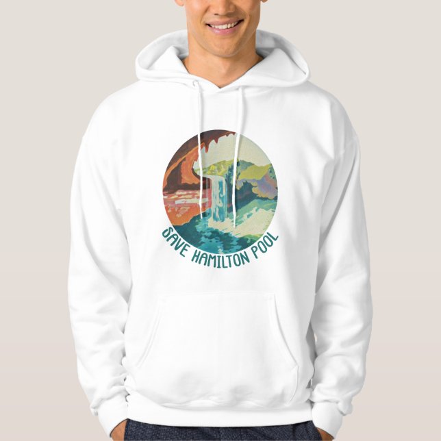 Save Hamilton Pool Hoodie (Front)