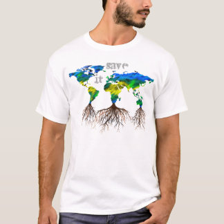 SAVE IT Earth Roots Organic ~GOOD CAUSE~ T-Shirt