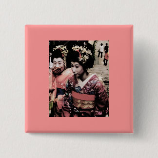 Save Japan 2 Inch Square Button