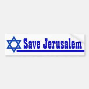 Save Jerusalem Bumper Sticker