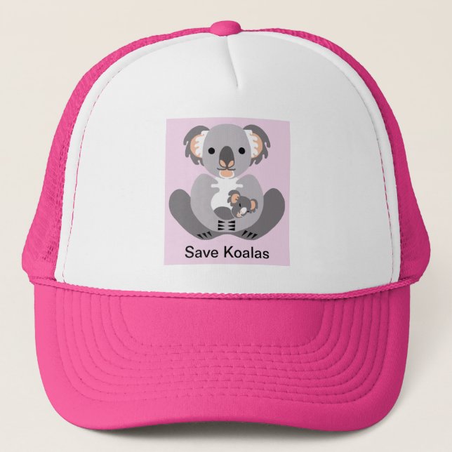 Save KOALAS  - Australia - Wildlife - Nature - Trucker Hat (Front)