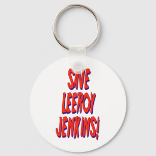 Save Leeroy Jenkins Keychain