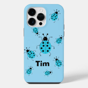 Save me! Cute colourful ladybugs,personalized iPhone 14 Pro Max Case