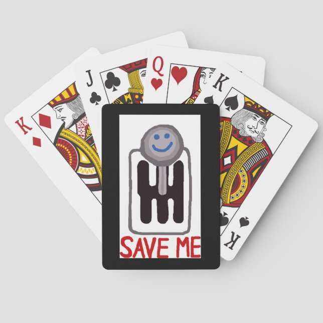 SAVE ME - Manual Transmission Playing Cards (Back)